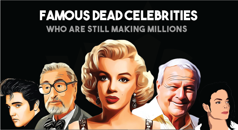 10 Dead Celebrities That Are Still Making Millions (Updated 2024)