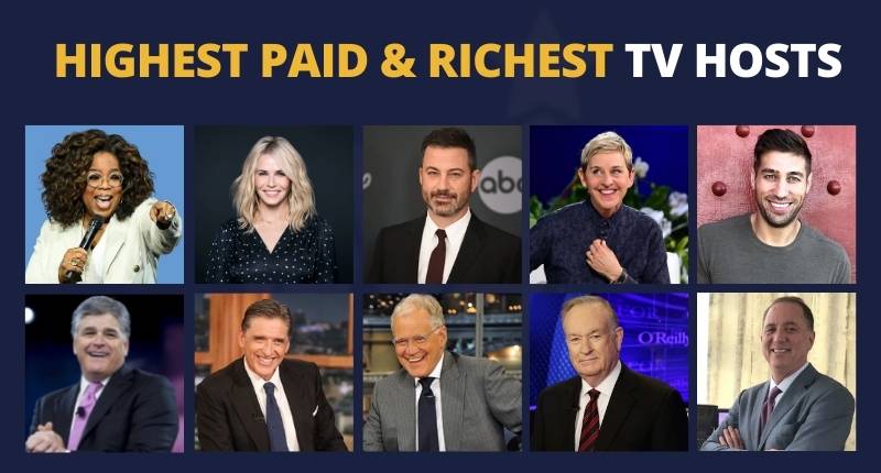 Top 30 Highest Paid & Richest TV Hosts In The World (Ranked by Their Net Worth 2024)