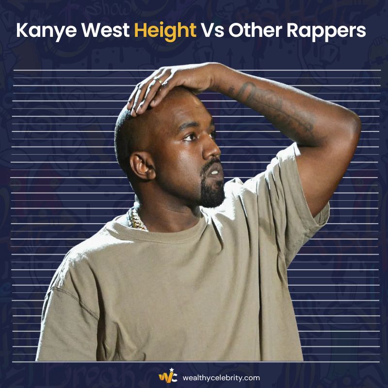 How Tall Is Kanye West? His Height Compared To 9 Other Famous Rappers