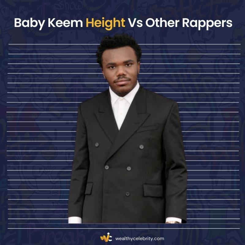 How Tall Is Baby Keem Considered As Compared To The Other Six Famous Rappers?